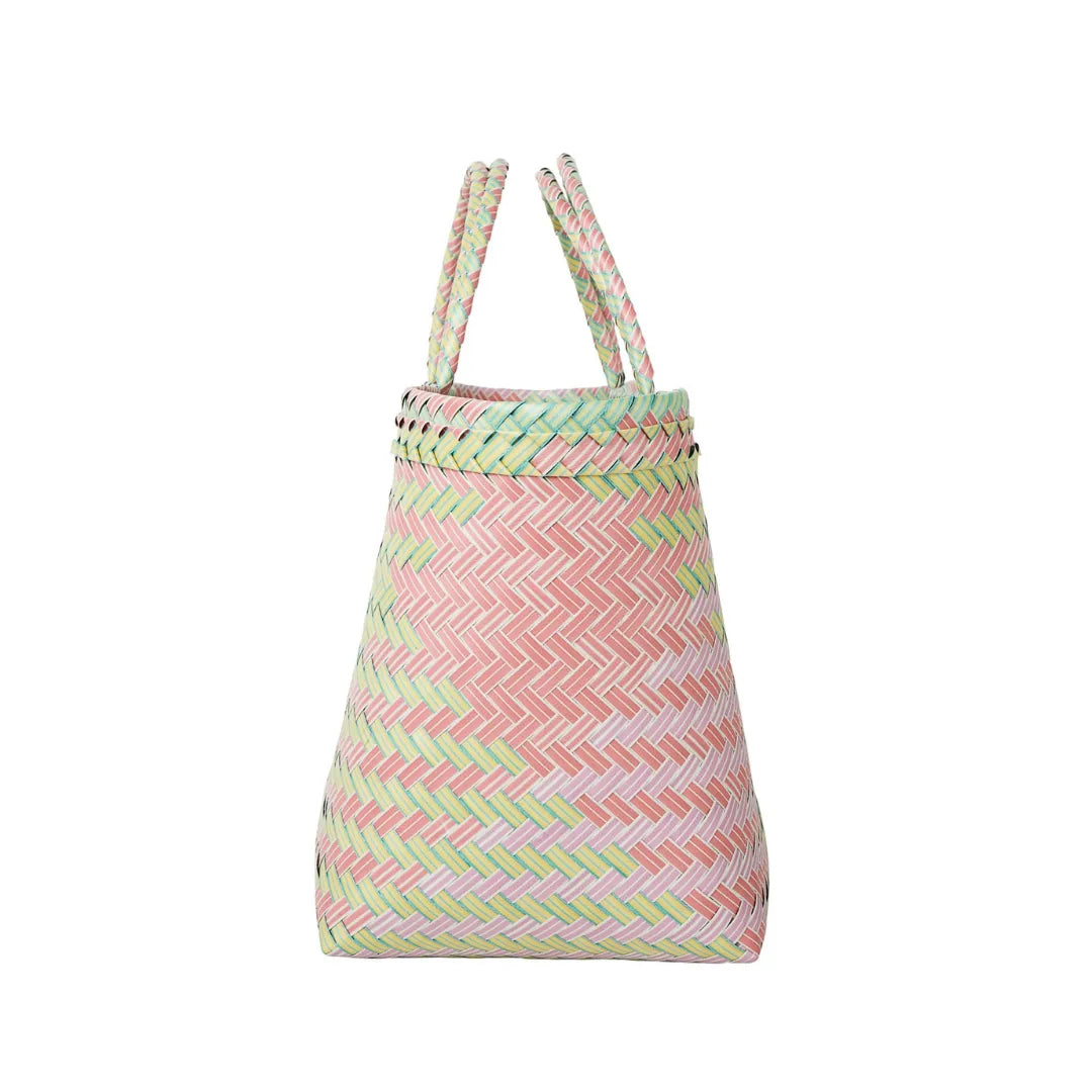 Benny Handwoven Tote •  Recycled Plastic