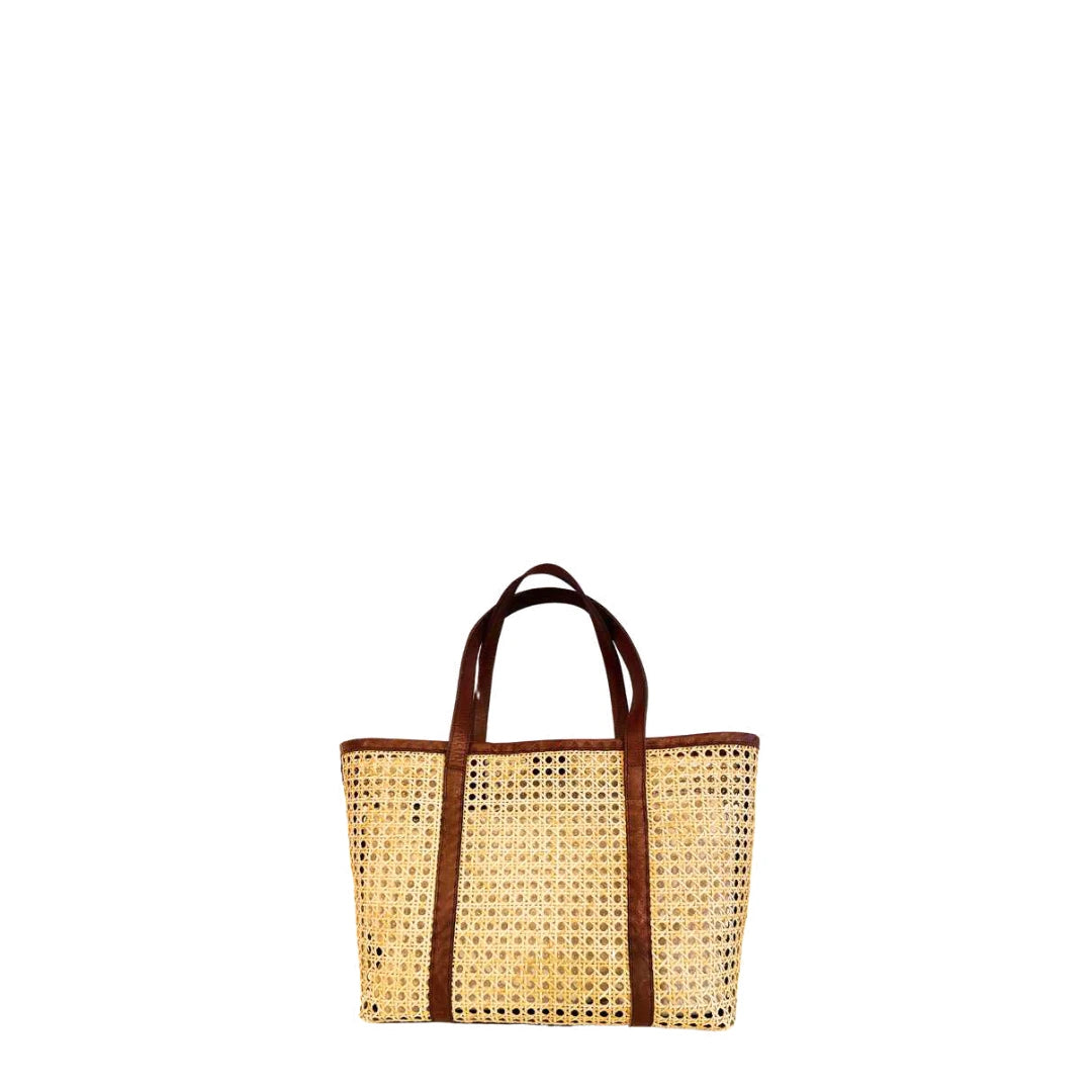 The Eleanor Midi Wicker Tote