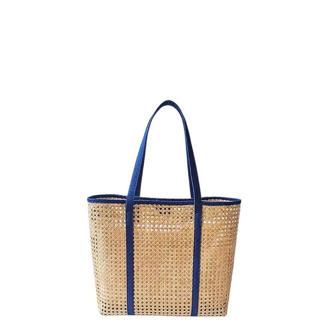 Eleanor Maxi Wicker Tote