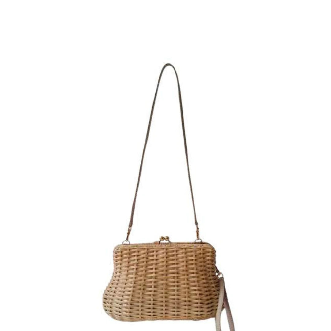 The Eloise Wicker Clutch