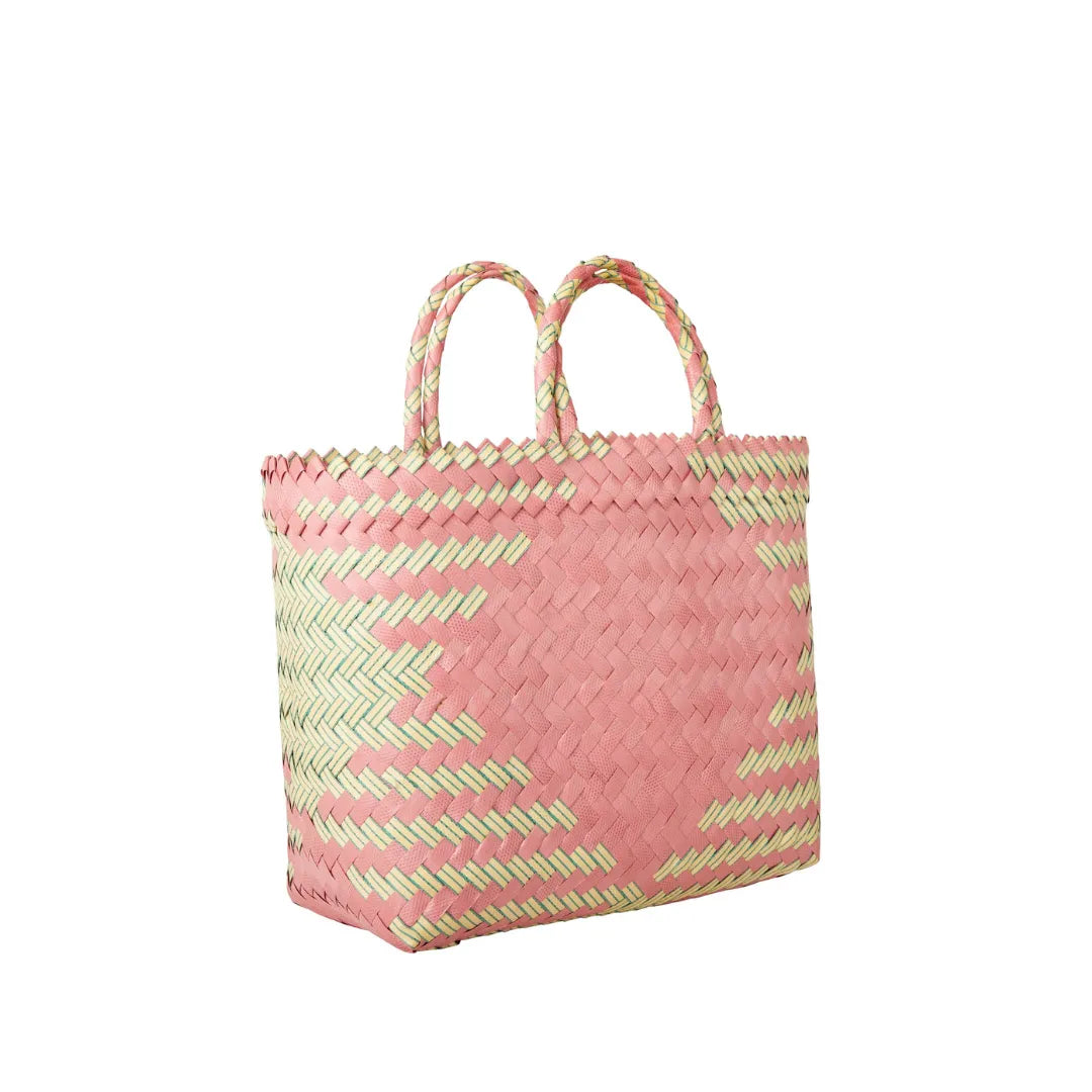 Gabriella Handwoven Small Tote Recycled Plastic