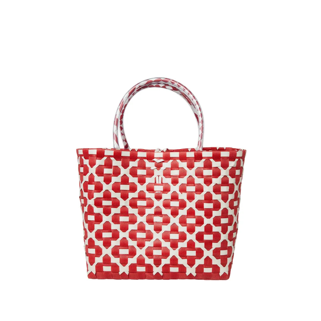 The Kensley Mini Handwoven · Floral Recycled Plastic