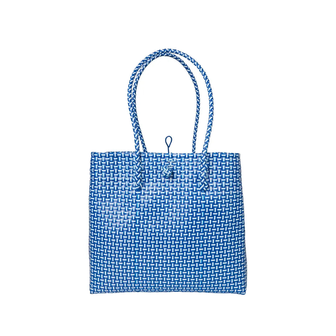 The Maxi Ella Handwoven Tote  · Recycled Plastic