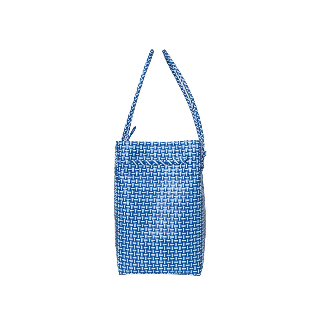 The Maxi Ella Handwoven Tote  · Recycled Plastic