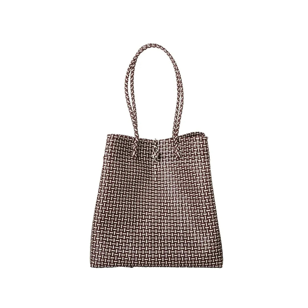 The Maxi Ella Handwoven Tote  · Recycled Plastic