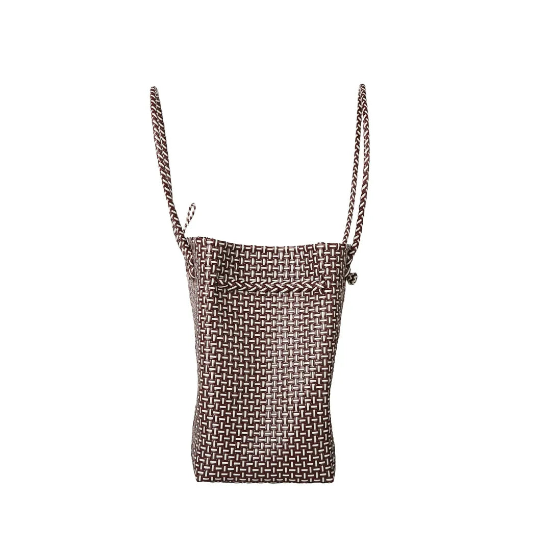 The Maxi Ella Handwoven Tote  · Recycled Plastic
