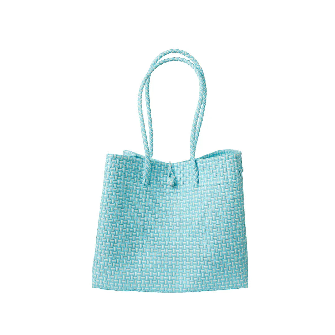 The Maxi Ella Handwoven Tote  · Recycled Plastic