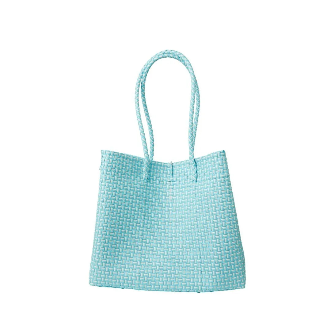 The Maxi Ella Handwoven Tote  · Recycled Plastic