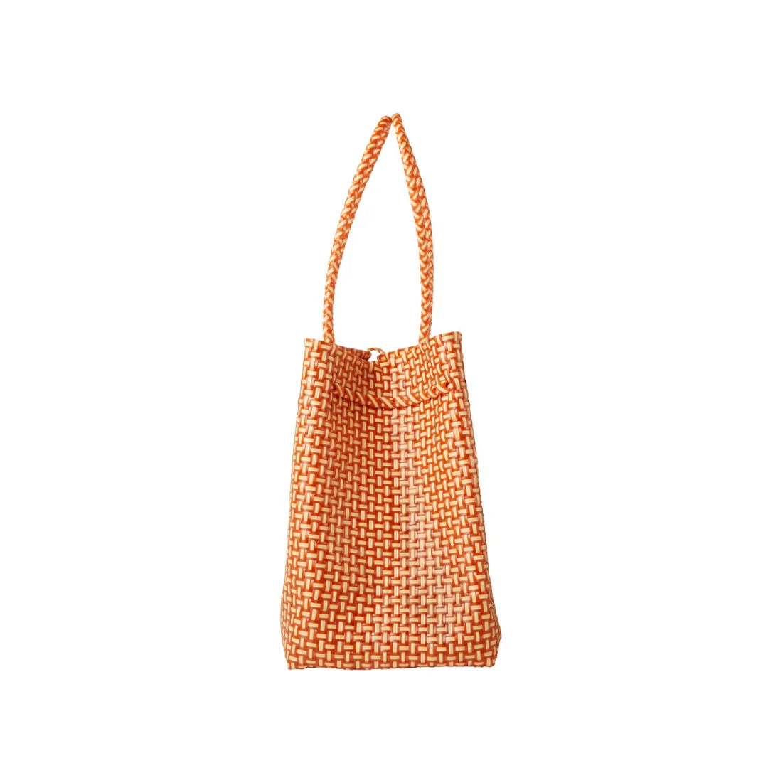 The Maxi Ella Handwoven Tote  · Recycled Plastic
