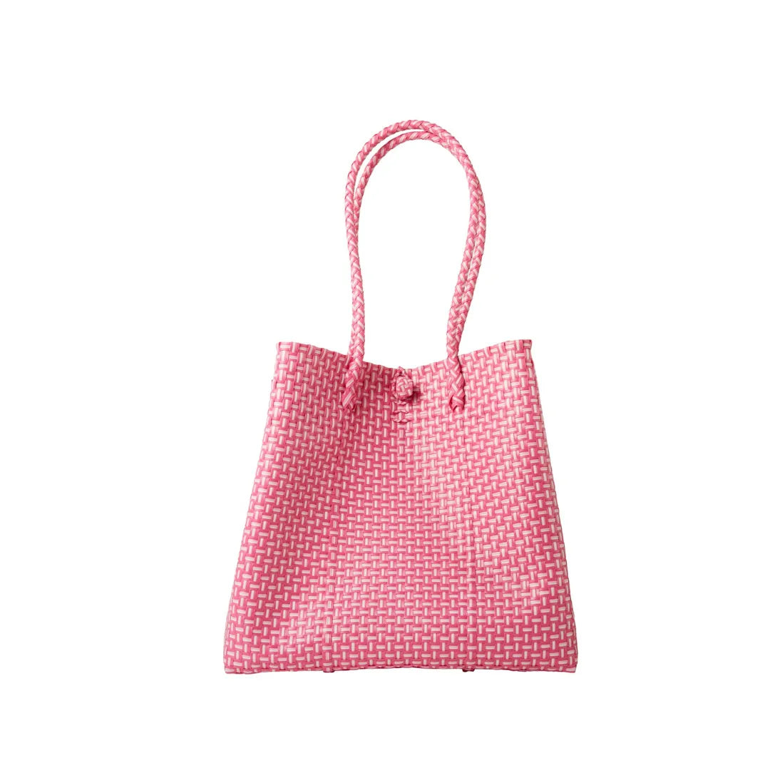 The Maxi Ella Handwoven Tote  · Recycled Plastic