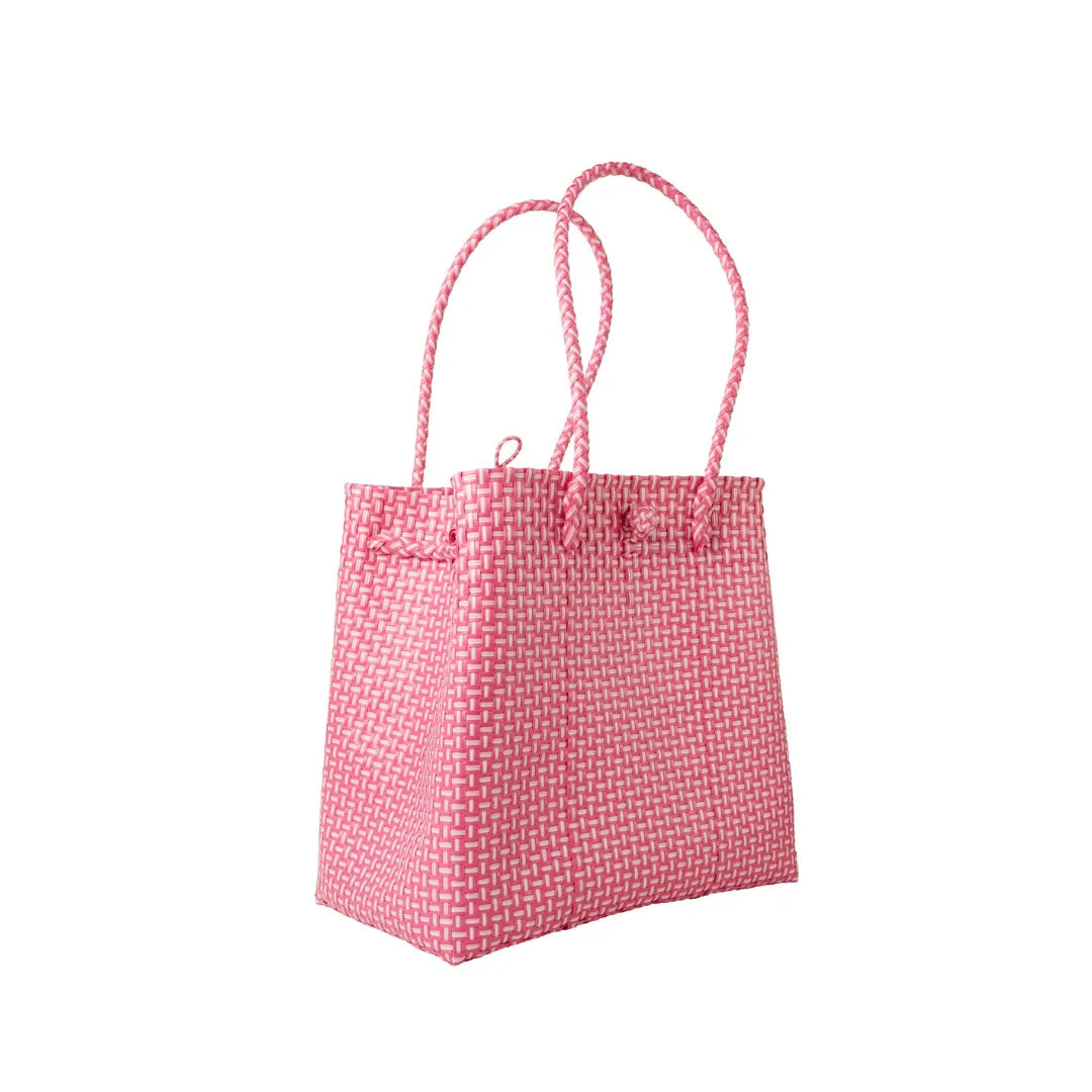 The Maxi Ella Handwoven Tote  · Recycled Plastic