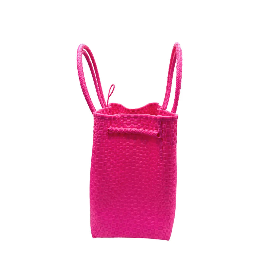 The Maxi Piper Handwoven Tote •Recycled Plastic