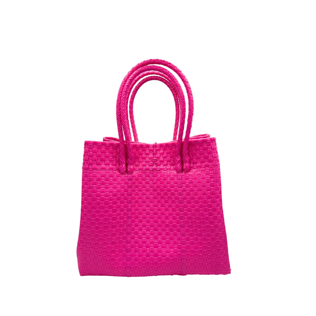 The Maxi Piper Handwoven Tote •Recycled Plastic