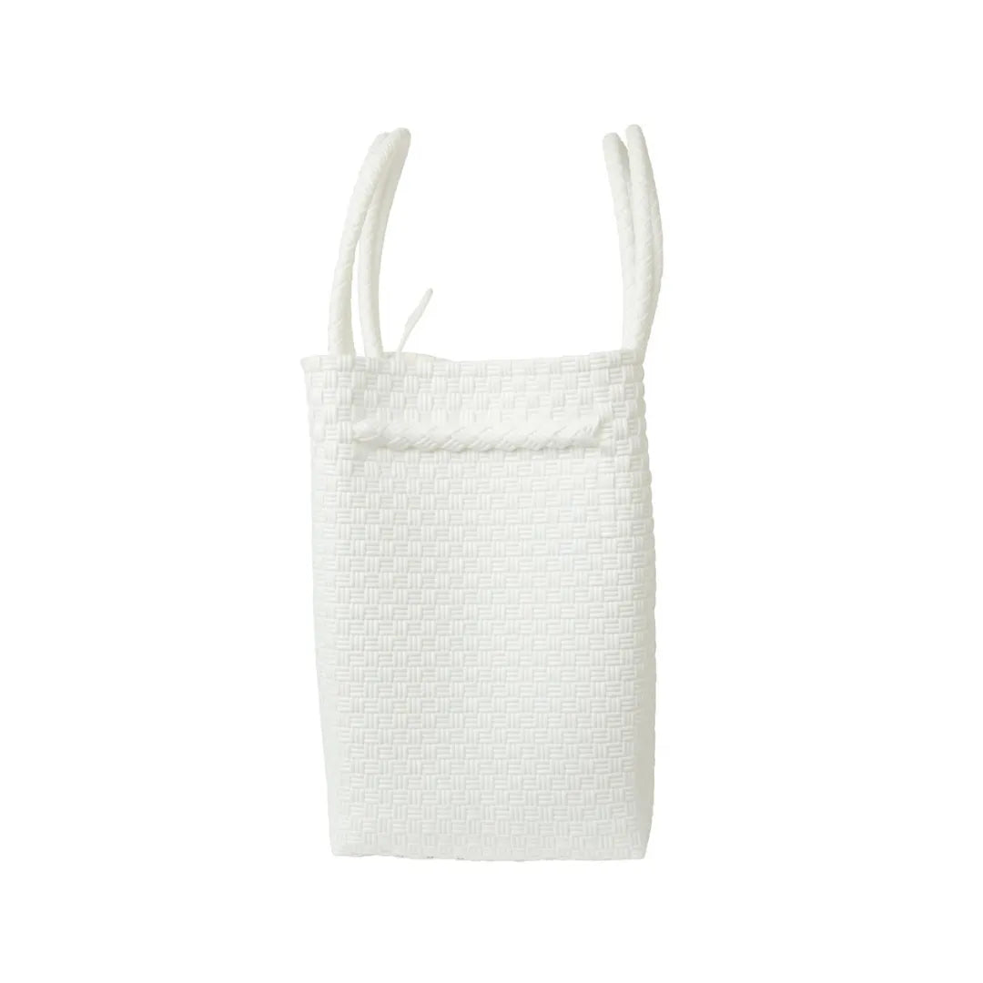The Maxi Piper Handwoven Tote •Recycled Plastic
