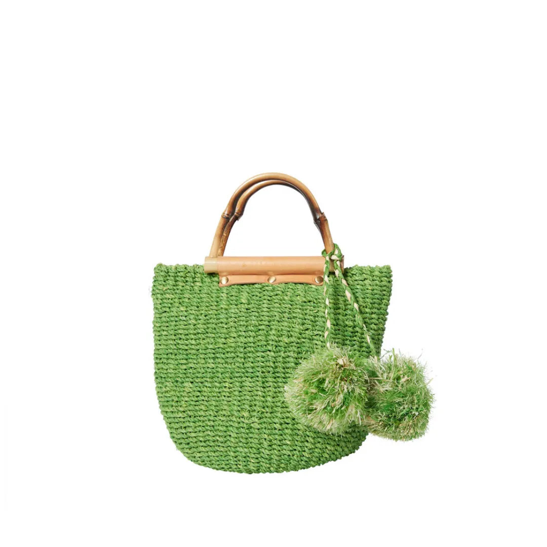 Maxi Straw Poof Crossbody