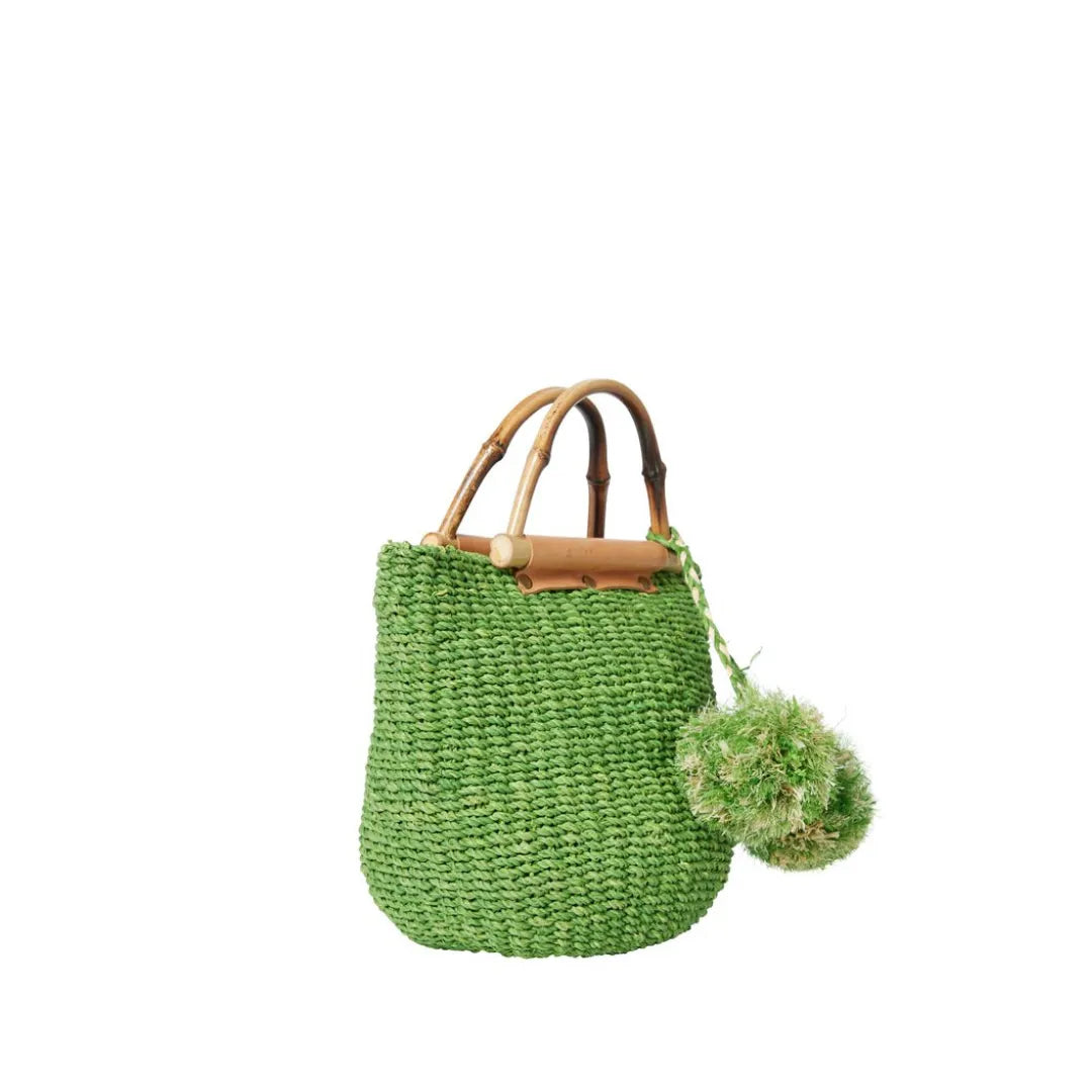 Maxi Straw Poof Crossbody