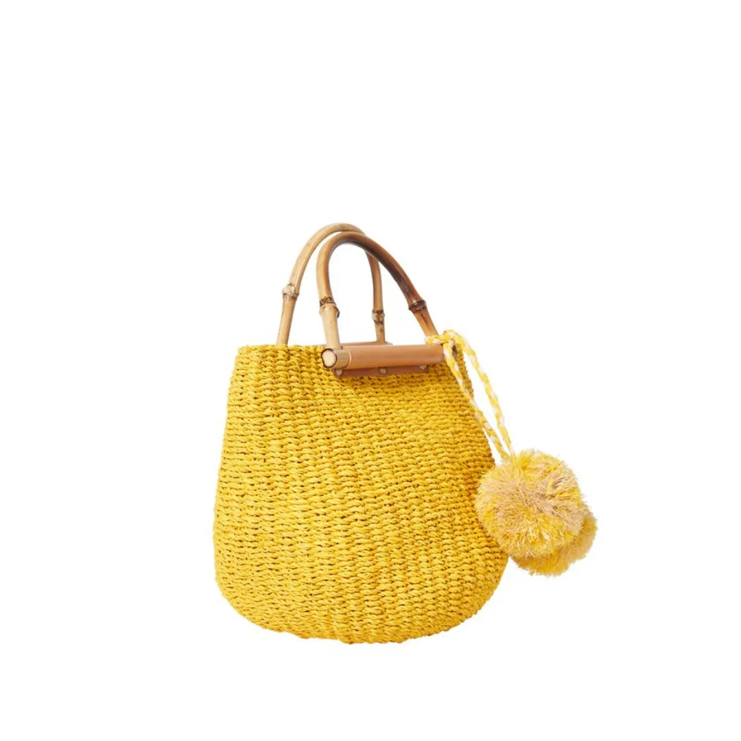Maxi Straw Poof Crossbody