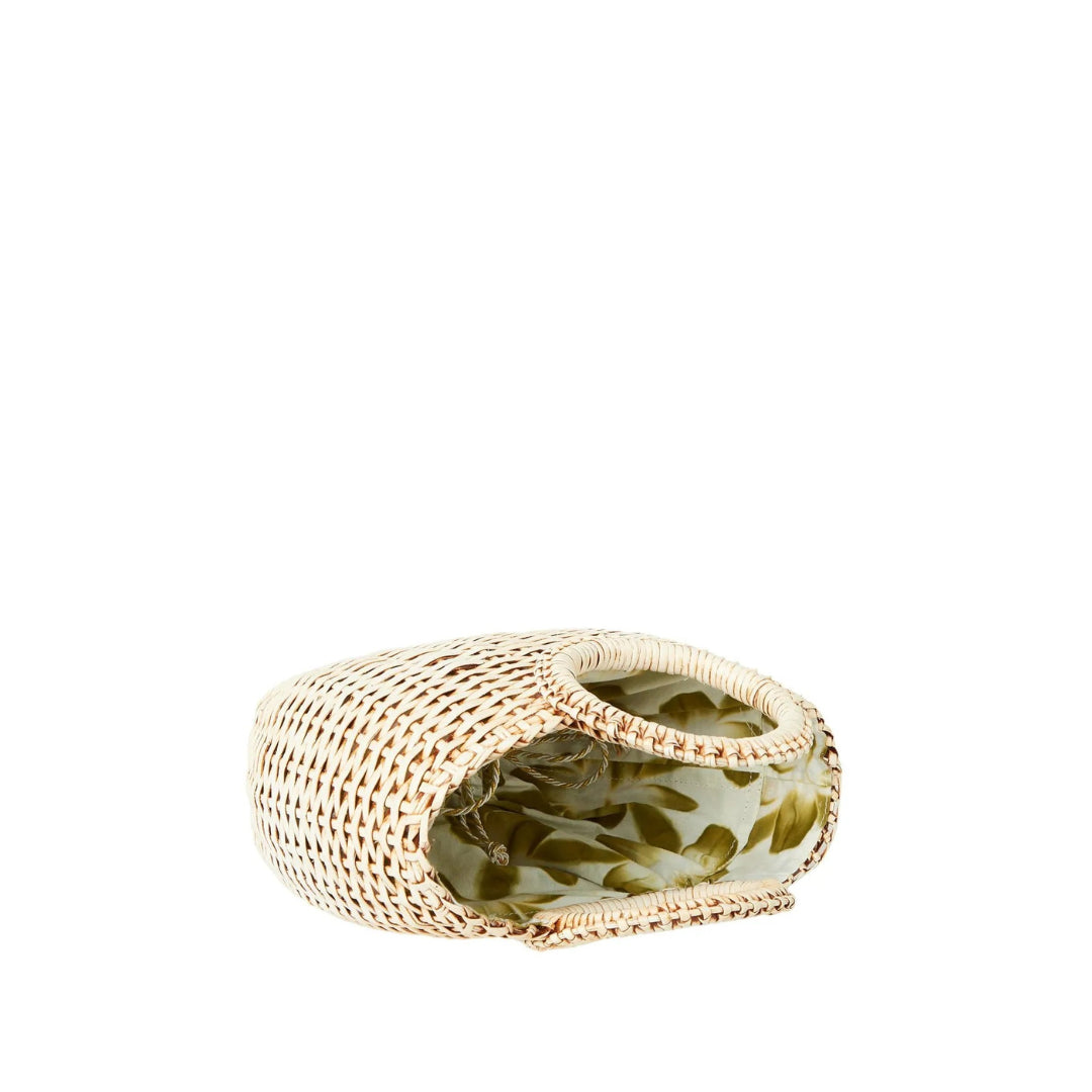 Mini Willow Cain Woven Handbag