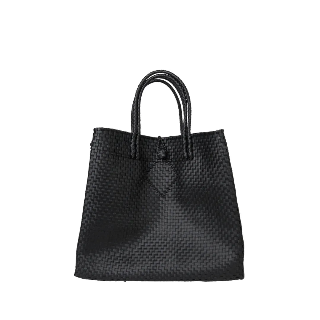 The Maxi Piper Handwoven Tote •Recycled Plastic