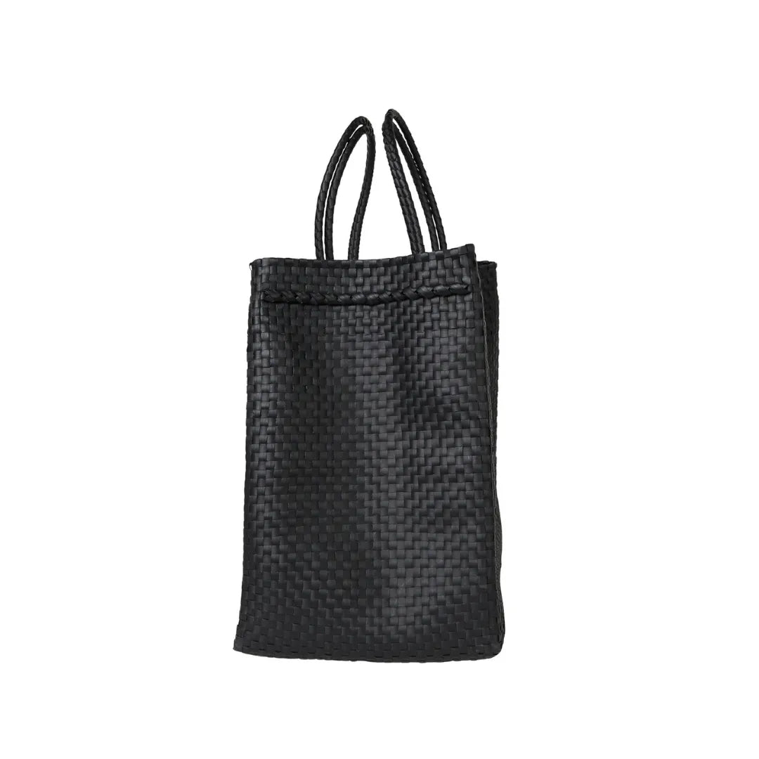 The Maxi Piper Handwoven Tote •Recycled Plastic