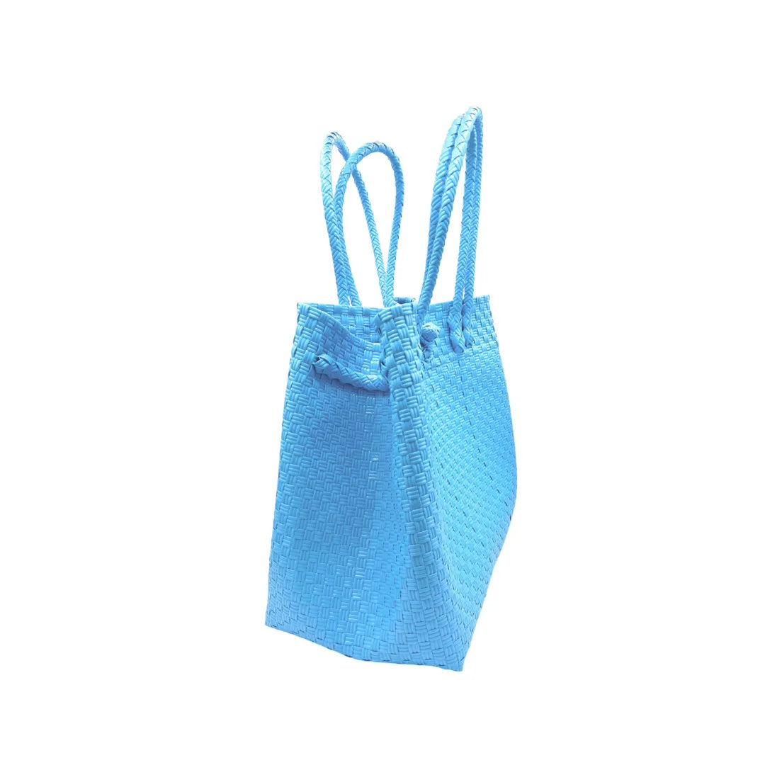 The Maxi Piper Handwoven Tote •Recycled Plastic