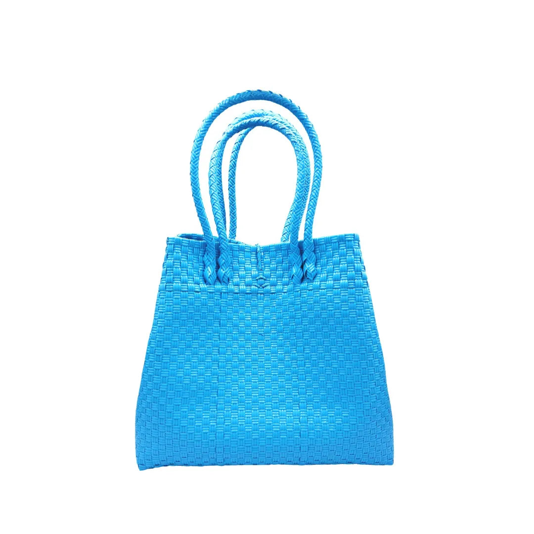 The Maxi Piper Handwoven Tote •Recycled Plastic