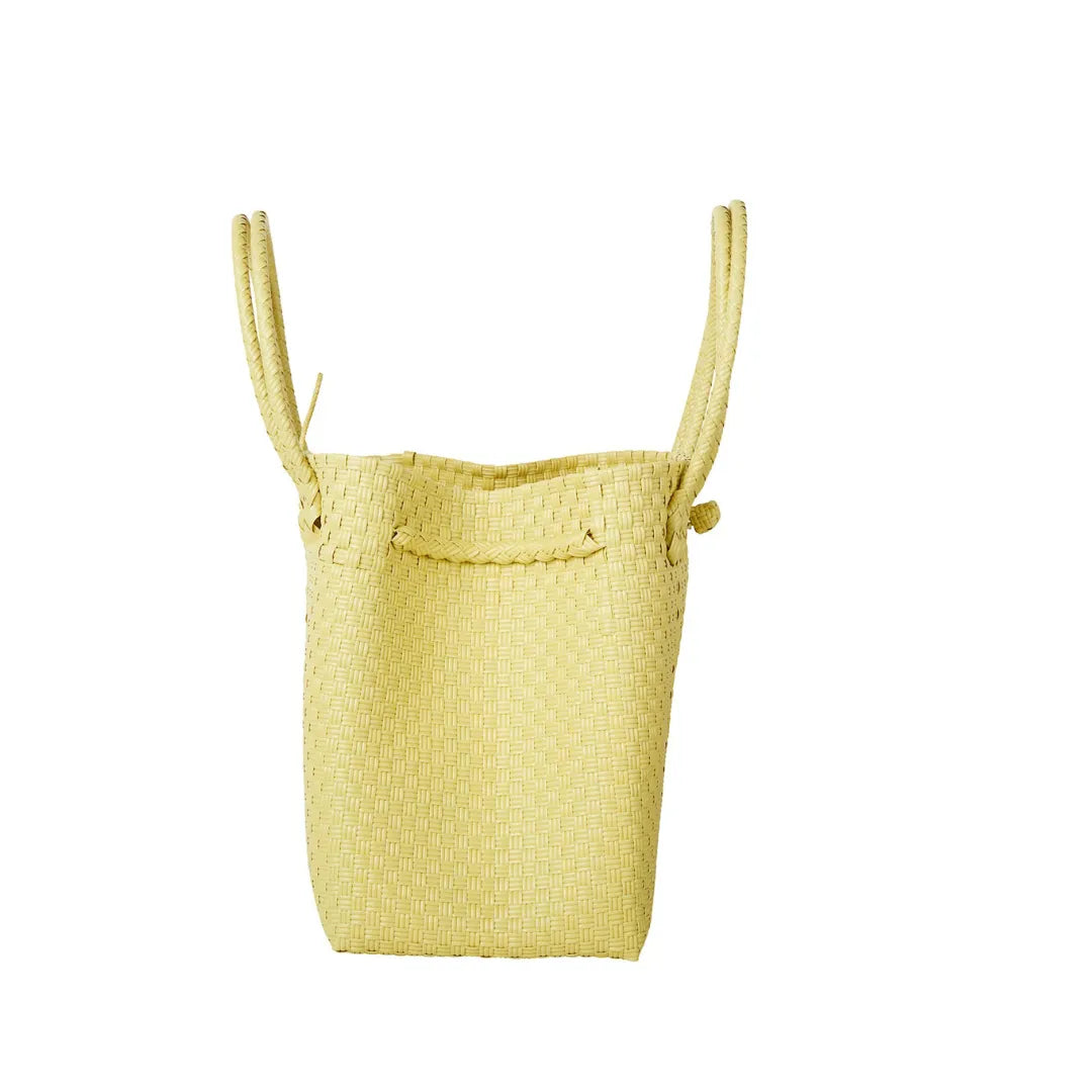 The Maxi Piper Handwoven Tote •Recycled Plastic