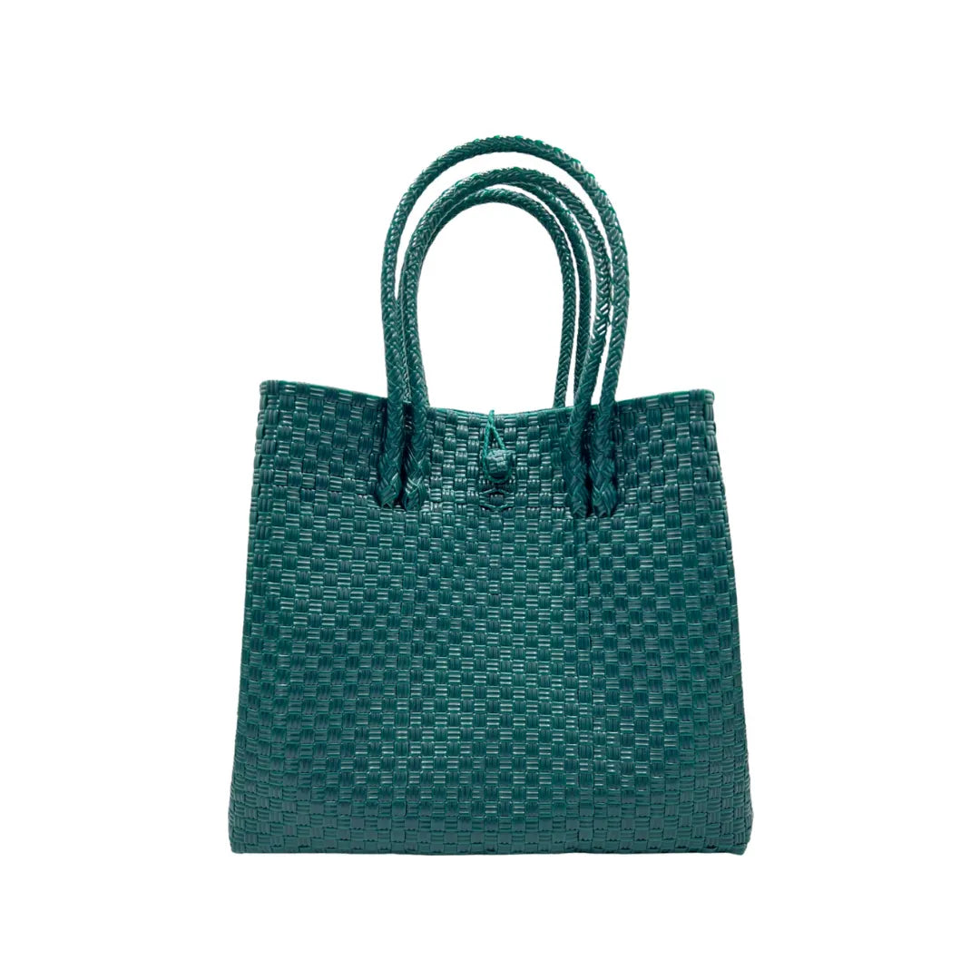 The Maxi Piper Handwoven Tote •Recycled Plastic