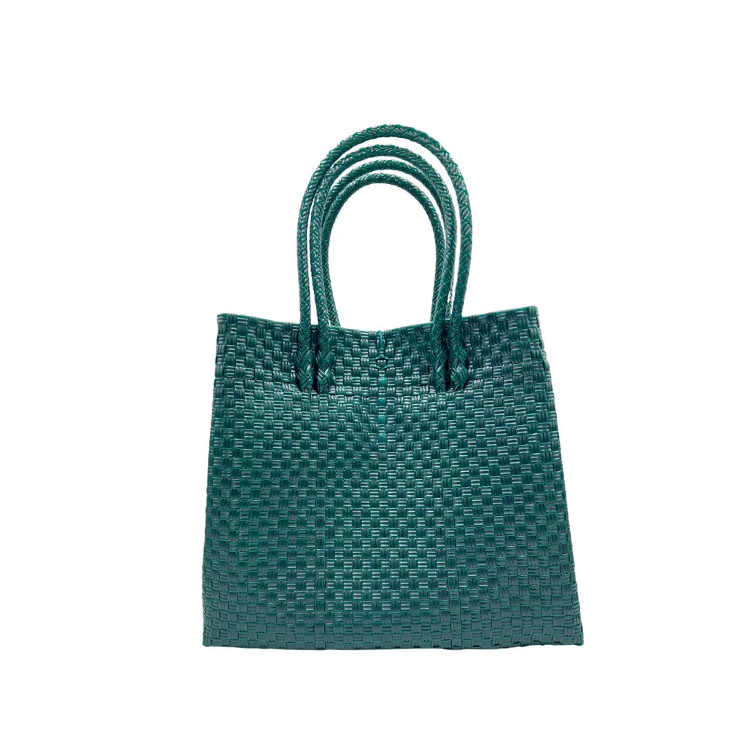 The Maxi Piper Handwoven Tote •Recycled Plastic