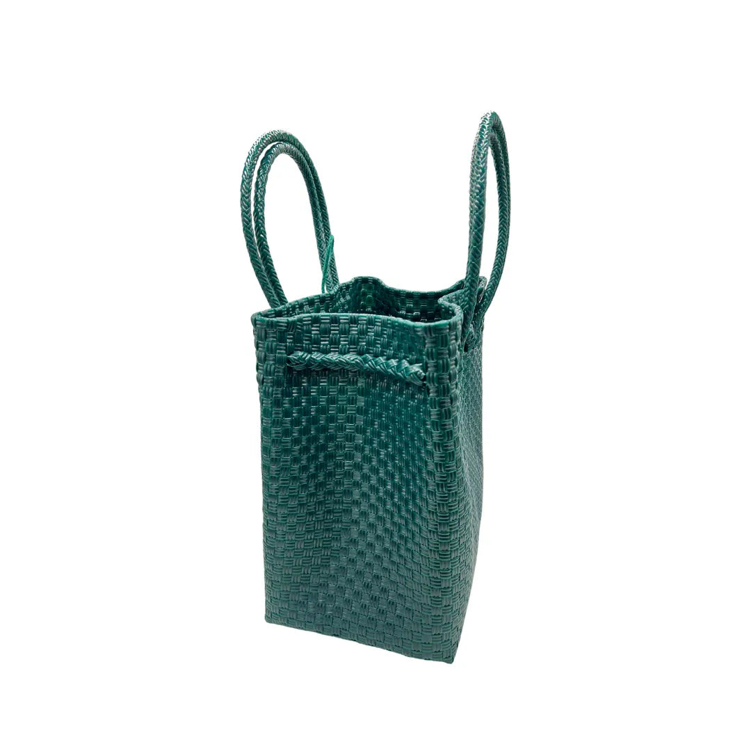 The Maxi Piper Handwoven Tote •Recycled Plastic