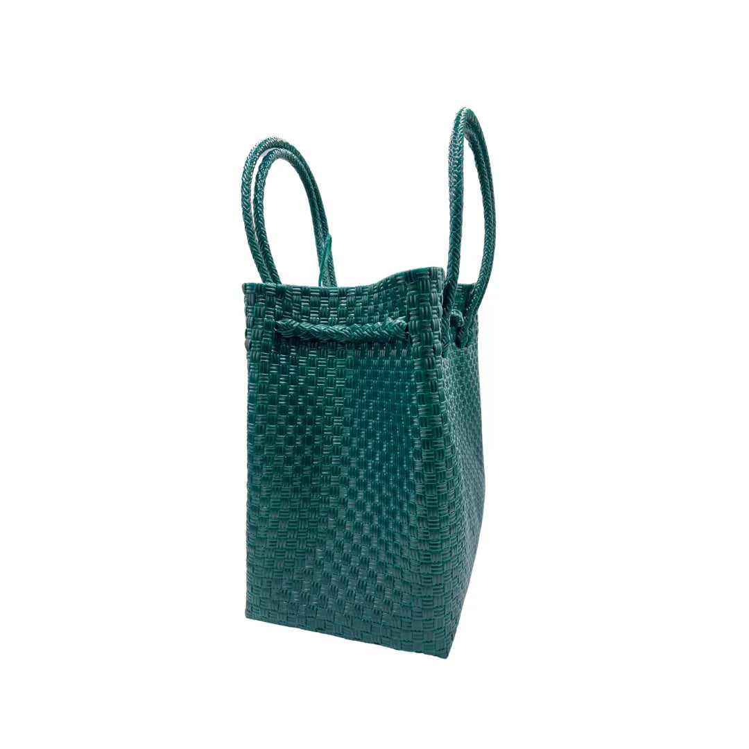 The Maxi Piper Handwoven Tote •Recycled Plastic