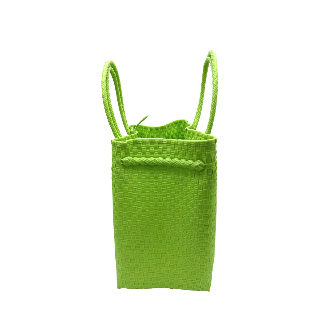 The Maxi Piper Handwoven Tote •Recycled Plastic
