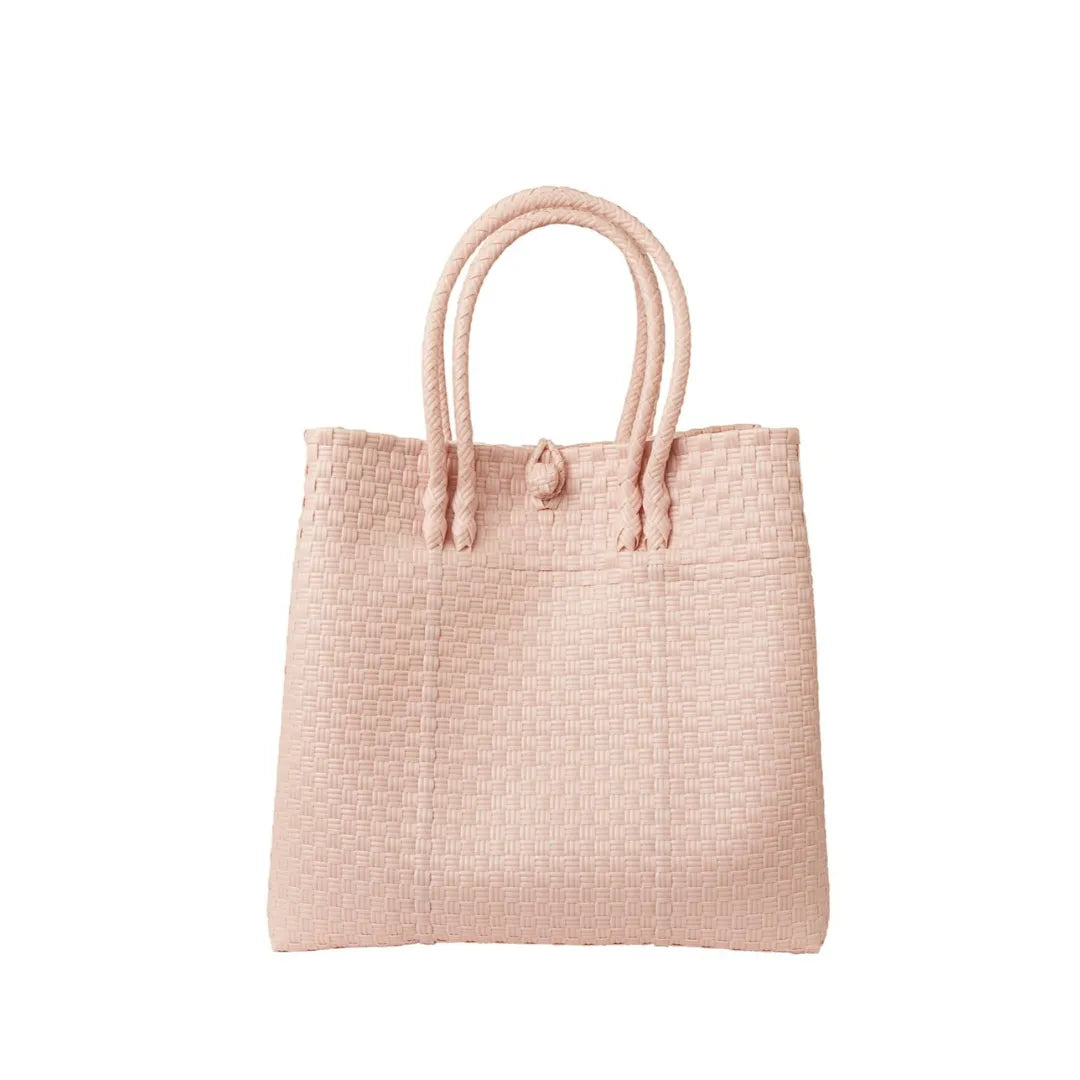 The Maxi Piper Handwoven Tote •Recycled Plastic
