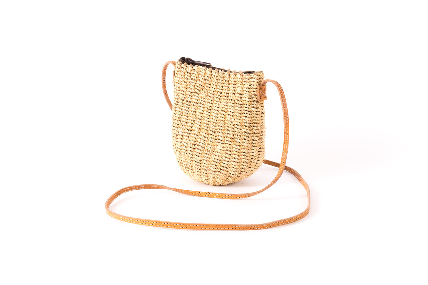 Straw Poof Crossbody