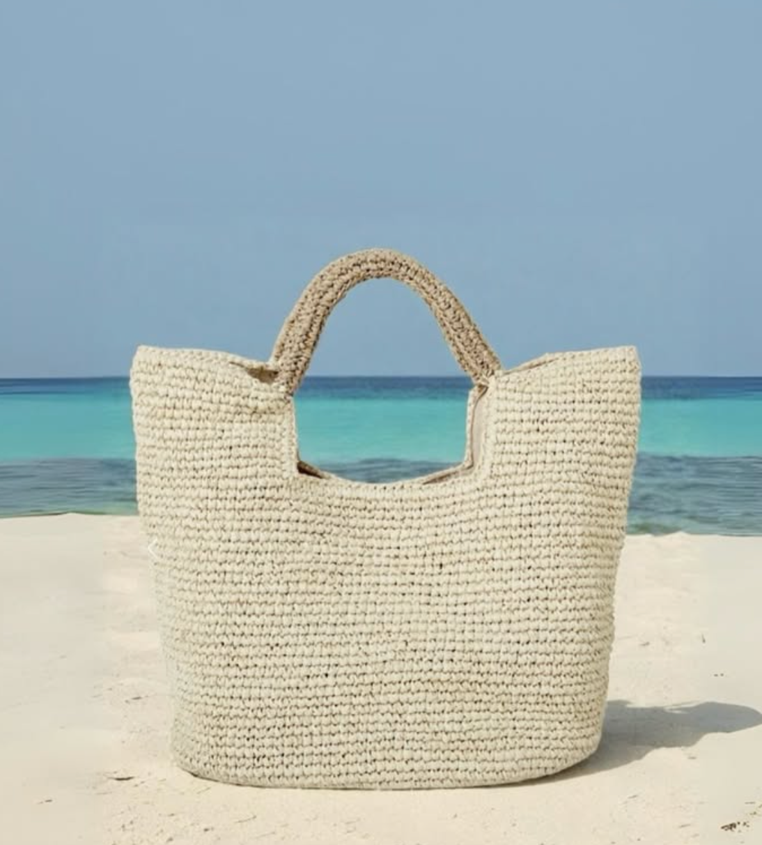 The Opal Maxi Woven Tote