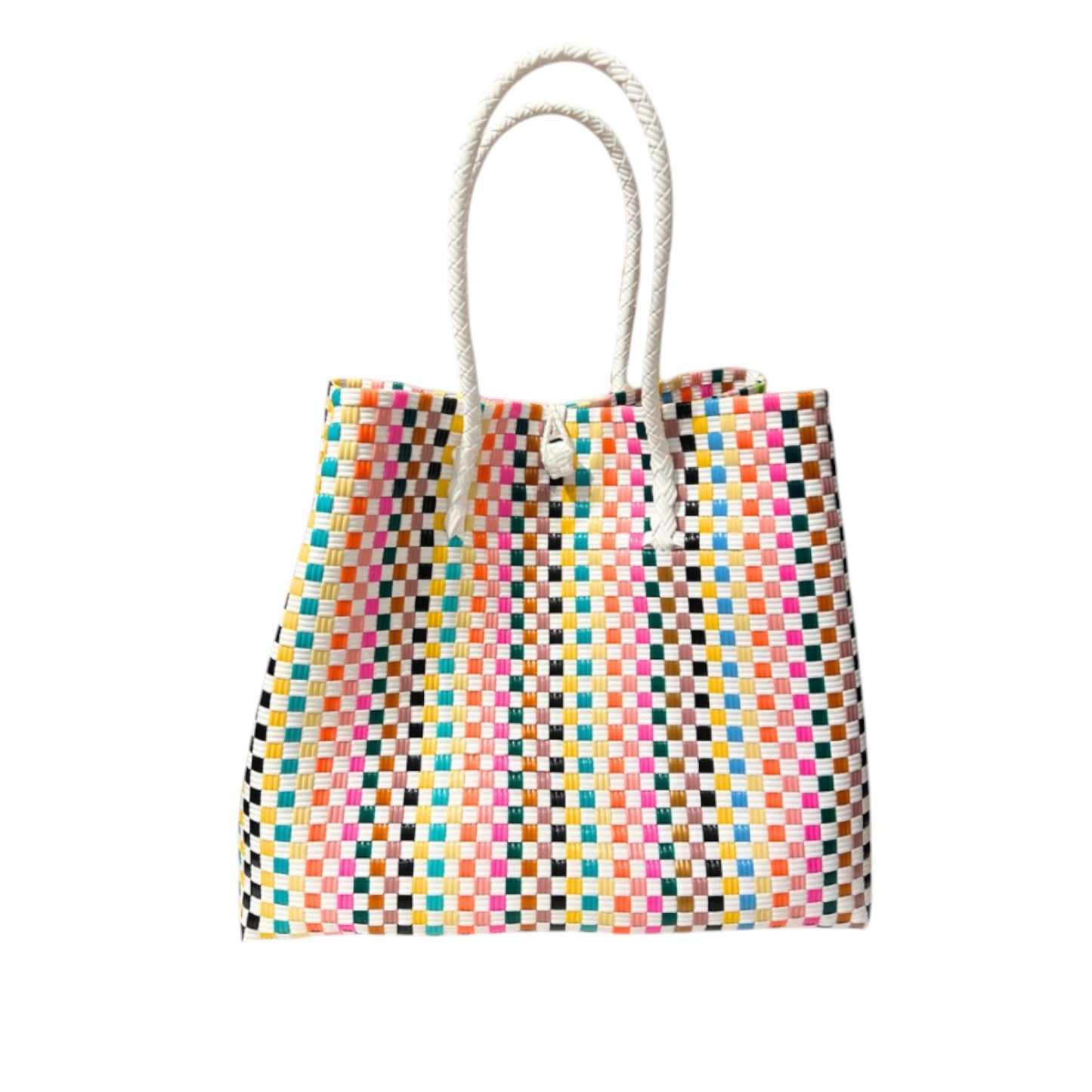 The Maxi Ella Handwoven Tote · Recycled Plastic