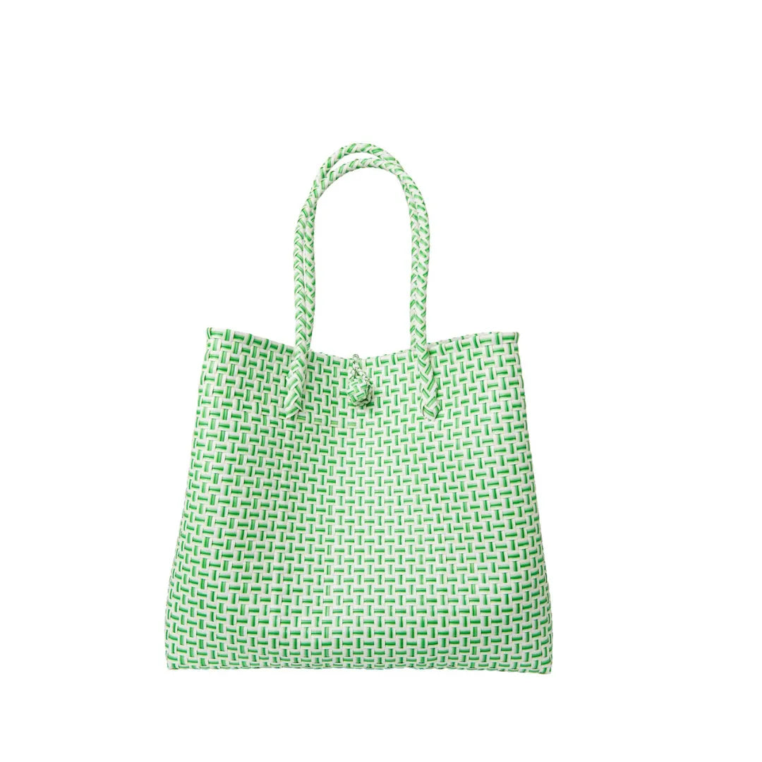 The Maxi Ella Handwoven Tote  · Recycled Plastic