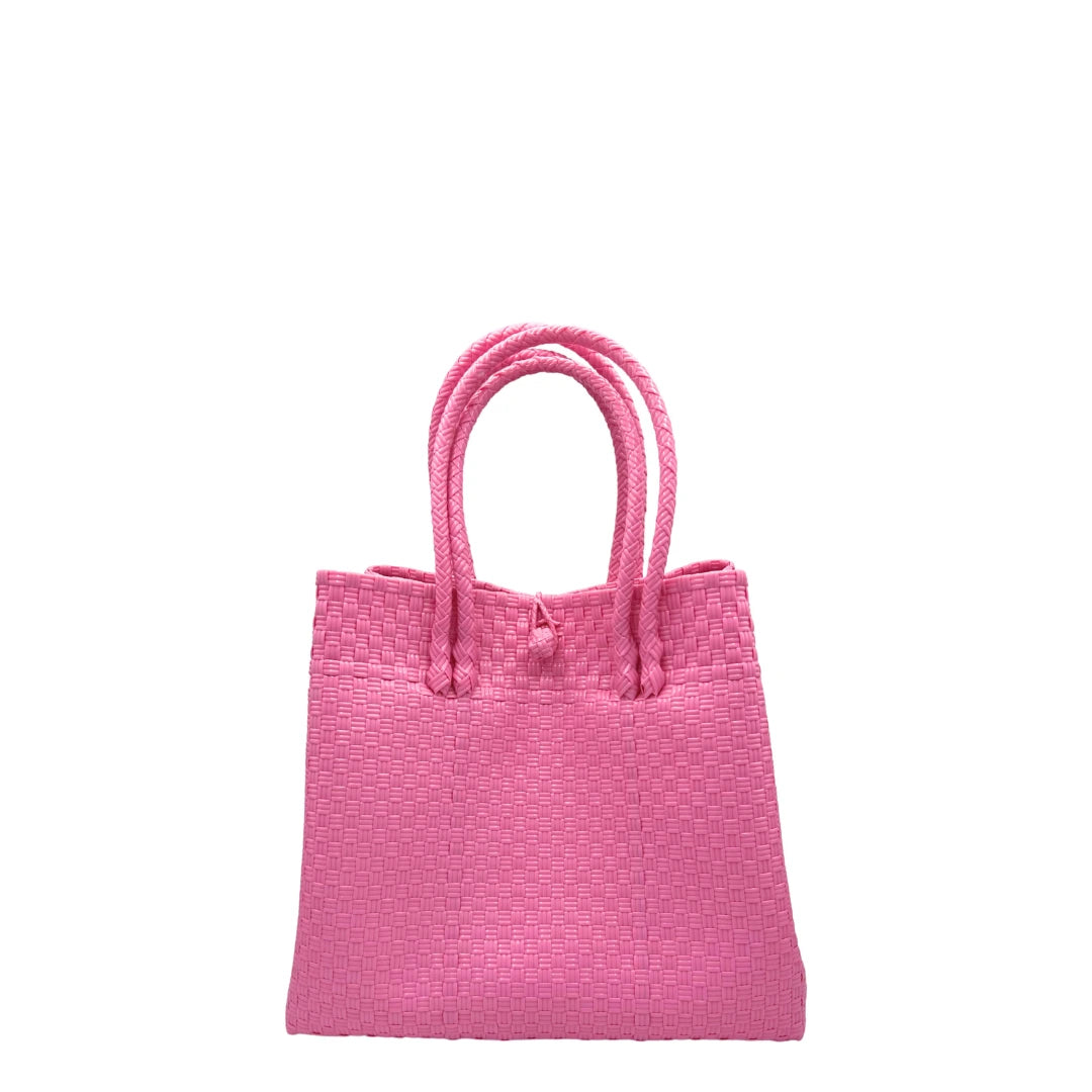 The Maxi Piper Handwoven Tote •Recycled Plastic