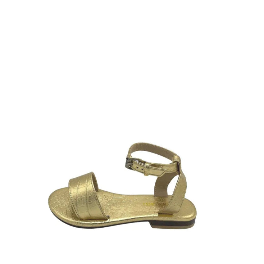 The Zoe Sandal Croc Print