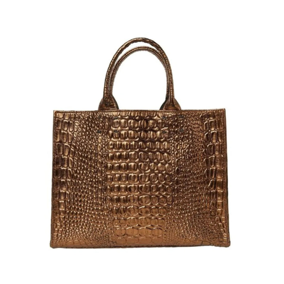 The Adelaide Leather Handbag Croc
