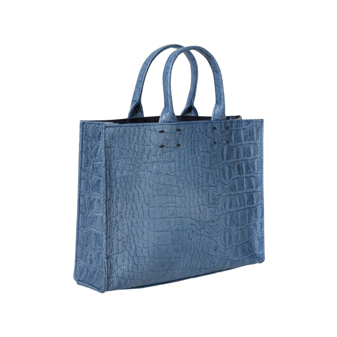 The Adelaide Leather Handbag Croc