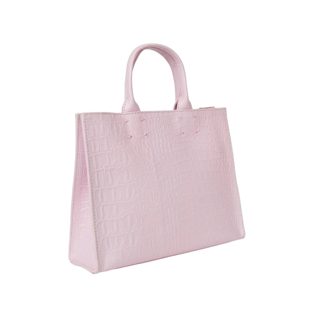 The Adelaide Leather Handbag Croc