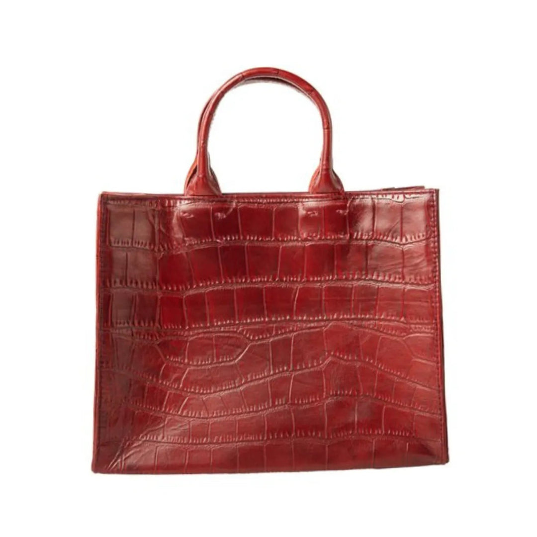 The Adelaide Leather Handbag Croc