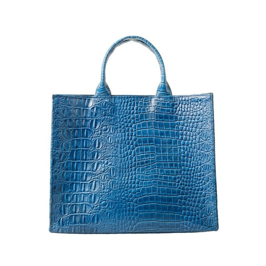 The Adele Leather Handbag Croc