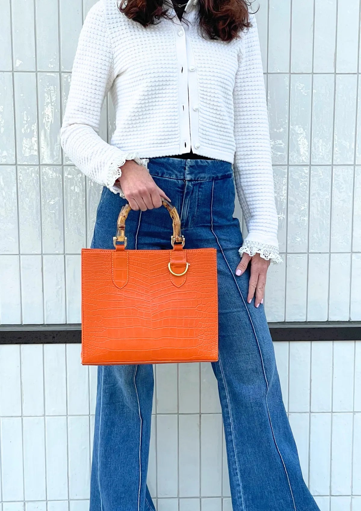 Clara Maxi  Leather Handbag