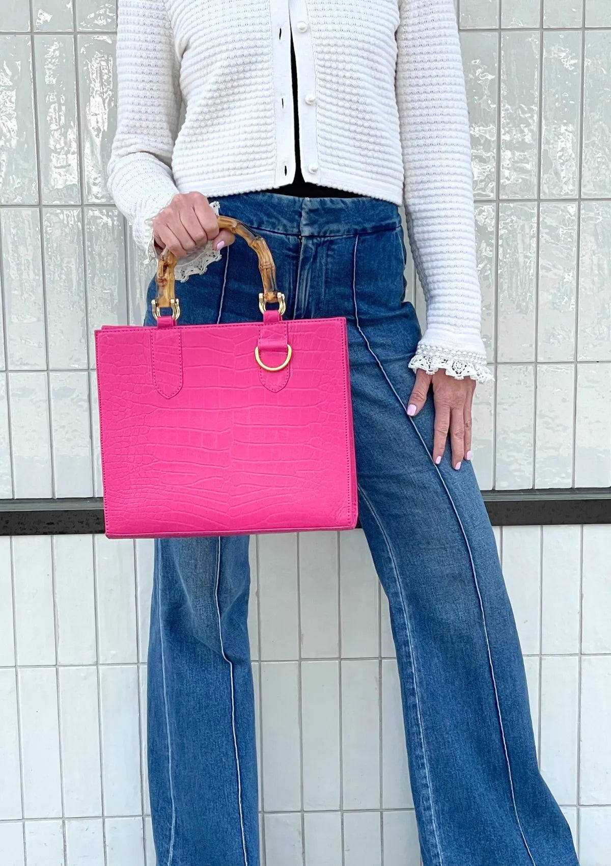 Clara Maxi  Leather Handbag