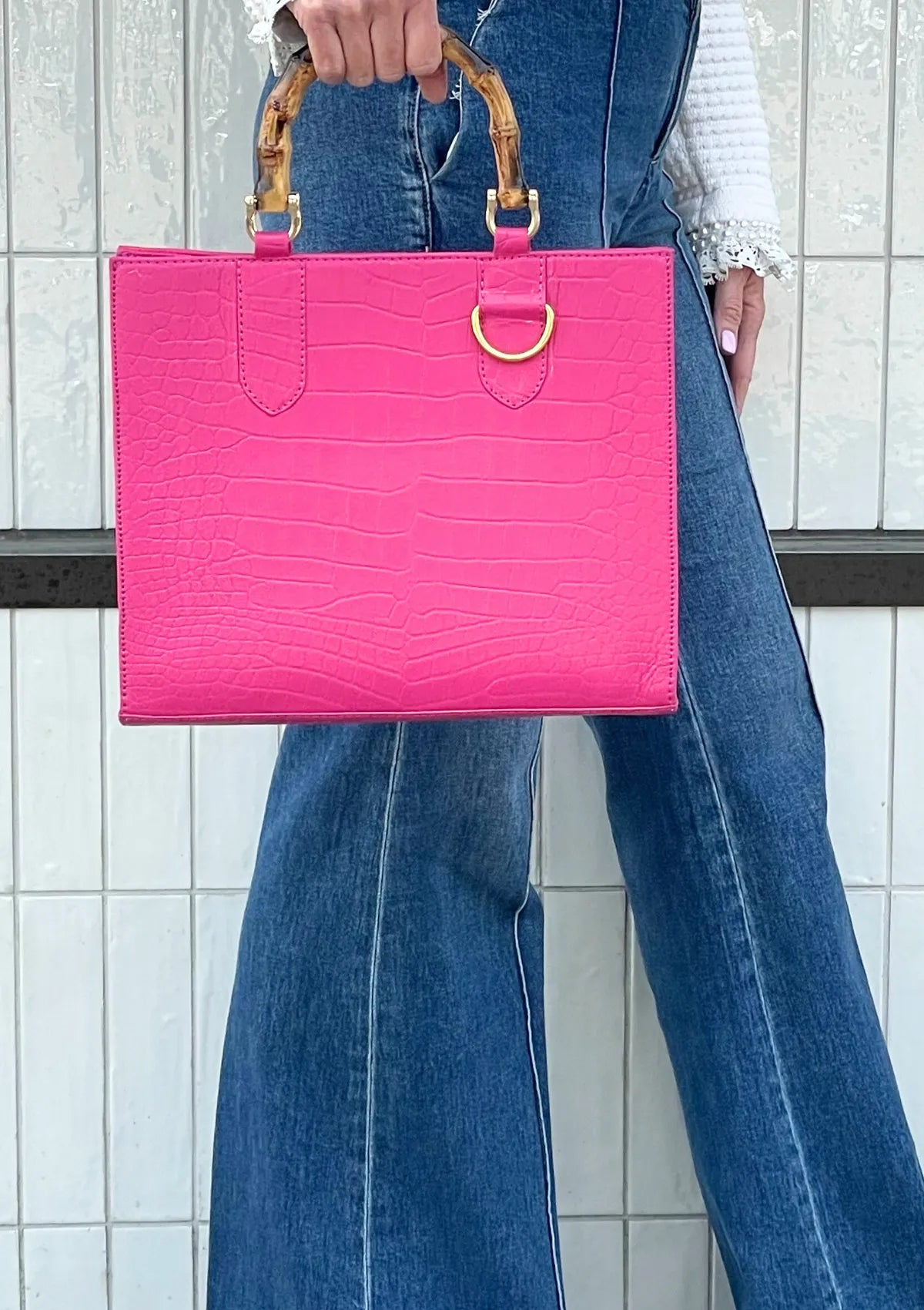 Clara Maxi  Leather Handbag