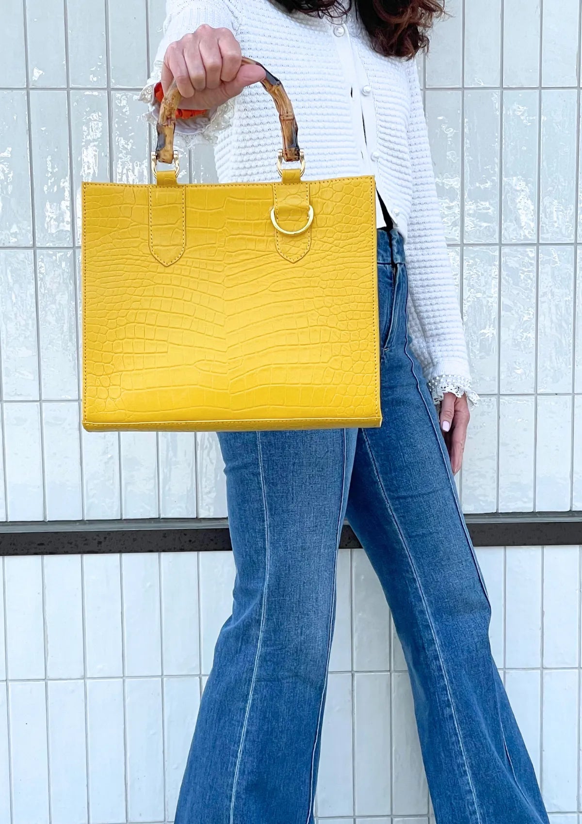 Clara Maxi  Leather Handbag