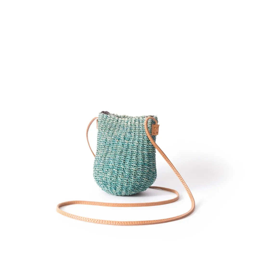 Straw Poof Crossbody