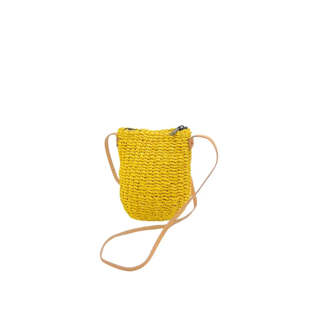 Straw Poof Crossbody